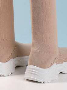 Autumn & Winter Mid-Big Kids' Academic Style High Socks Long Boots - Pink - View 6