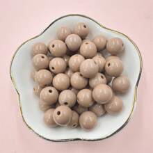 50顆10mm時尚純色亞克力圓珠,diy手鍊項鍊耳環首飾製作 - 10mm/50個 - 查看 24