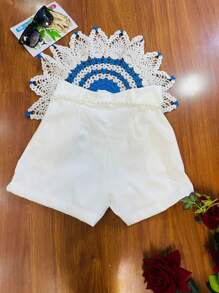 Women Shorts - trắng - Xem 2