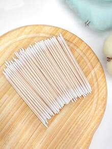 500入組雙頭棉花棒/醫用木棒,用於鼻耳清潔護理 - 白色 - 查看 5