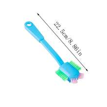 1隻隨機創意長柄鞋刷,可用於清潔鞋子,多功能家用清潔工具 - 彩色 - 查看 5