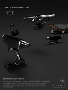 1pc White Wheel With Bearing Packaged Finger Skateboard Wheel, Suitable For Nylon, Maple Finger Skateboarding, Finger Sport, Stress Reliever [Random Color] - White - View 5