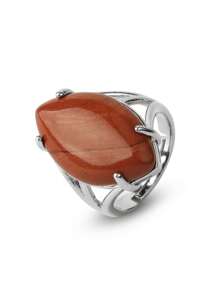 1 件装水晶戒指天然石戒指,适合女士男士可调节愈合玫瑰石英青金石蛋白石绿松石指环新年情人节珠宝礼物 G574,妈妈,母亲,母亲节,礼物