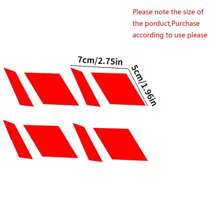 Redefine Your Ride With 4pcs Reflective Car Wheel Rim Vinyl Stickers