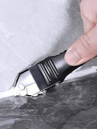 5in1 Silicone Scraper, Glue Remover Knife, Angle Sewing Spatula, Hand Tools, Silicone Caulking Tools, Sealant Finishing Tool, Grout Scraper, Reuse And Replace Great Tools For Kitchen Bathroom Window Knives