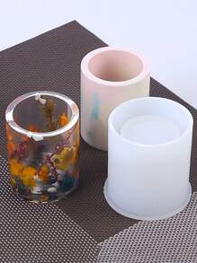 1 Stück Diy Stift Halter Silikonform, Diy Uv Harz Schmuckform, Handwerk Form,schmuck Epoxidharz Formen Zum Herstellen Von Schmuck - Weiss - Übersicht 4