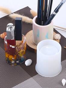 1 Stück Diy Stift Halter Silikonform, Diy Uv Harz Schmuckform, Handwerk Form,schmuck Epoxidharz Formen Zum Herstellen Von Schmuck - Weiss - Übersicht 5