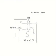 1pc Silver 5 Claw Universal Base With Asymmetric Shape, Suitable For Diy Handmade Necklace Men And Women Jewelry Making Accessories - White Gold - View 5