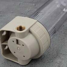 1Pc 10 Inch Transparent Explosion-Proof Filter Bottle Water Purifier Pre-Filter Household Water Purifier Water Dispenser Water Filter - Beige - View 4