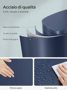 SONGMICS Waste Bins - Azul - Ver 2