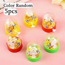 5入組籃球場迷你指射遊戲,親子互動桌遊機,創意小禮物,假日配件,生日派對用品,生日禮物,藝術裝飾品禮物,派對裝飾用品 - 彩色 - 查看 3