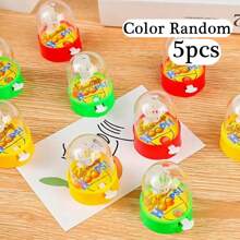 5入組籃球場迷你指射遊戲,親子互動桌遊機,創意小禮物,假日配件,生日派對用品,生日禮物,藝術裝飾品禮物,派對裝飾用品 - 彩色 - 查看 1