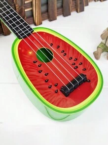 1 Miếng Đàn ghi ta Đồ chơi Đối với Chơi Âm nhạc Và 1 Miếng Thực tế Dưa hấu Ukulele Cái đó Mini Đàn ghi ta Đồ chơi ( Ngẫu nhiên Cuộc họp ) - Nhiều màu - Xem 3