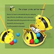 Little Bumblebee Multifunctional Board Game Puzzle Fishing Toys Interactive Toys For Teenages Birthday Gift Family Game - Yellow - View 7