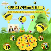 Little Bumblebee Multifunctional Board Game Puzzle Fishing Toys Interactive Toys For Teenages Birthday Gift Family Game - Yellow - View 2