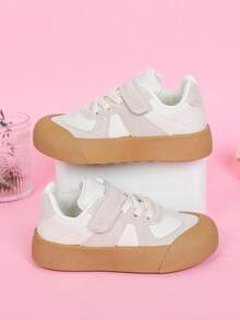 Spring/Autumn New Style Kids' Sports Shoes For Boys Girls, Running Chunky Sneakers, 2024 Collection - Beige - View 6