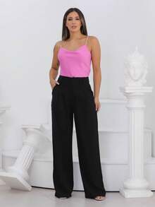 Women Tank Tops & Camis - 粉色 - 查看 4