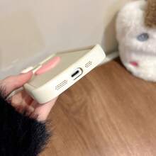 1pc Silicone Multicolor Heart-Shaped Shockproof Phone Case Compatible With IPhone - Green - View 7