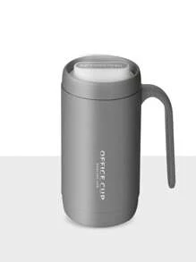 1入可攜式帶蓋水瓶咖啡杯-家庭和露營的完美禮物,新年禮物/婚禮遊戲/情人節禮物,隨機顏色隨機包裝,部分零件會隨機發送 - 彩色 - 查看 1