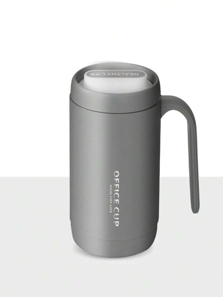 1入可攜式帶蓋水瓶咖啡杯-家庭和露營的完美禮物,新年禮物/婚禮遊戲/情人節禮物,隨機顏色隨機包裝,部分零件會隨機發送 - 彩色 - 查看 1