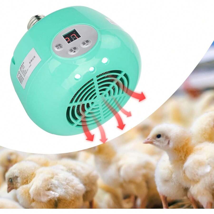 Poultry Heat Lamp, Pet Heat Lamp E27 Bulb Cultivation Heating Lamp Keep