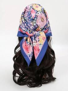 1條時尚百搭女士印花圍巾 - 彩色 - 查看 1