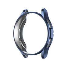 保护壳适用于三星 Galaxy Watch 6 Classic 43 毫米 47 毫米 TPU 屏幕全方位保险杠外壳时尚兼容 Galaxy Watch 6 保护套 - 午夜藍 - 查看 8