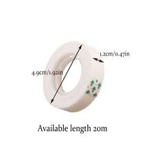 12pcs Clear Tape, Invisible Tape For Office, Handcrafts And No Trace Fixing - White - View 3