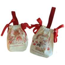 1個新人兔印花婚禮糖果禮品袋,帆布束口袋 - 邦尼兔夫婦 - 查看 7