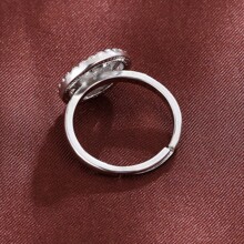 1 件優雅氧化鋯裝飾戒指,適合小眾風格女士 - 戒指 - 查看 6