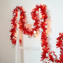 1入組2米20顆led心形藤蔓裝飾燈,適用於派對、婚禮、生日氛圍營造 - 黃色 - 查看 4