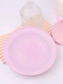 6入組矽膠保鮮蓋,碗專用密封蓋,食品用塑膠包裝膜,多功能使用 - 粉色 - 查看 3