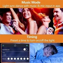 Tira De Luces Led App Bluetooth Control 5050 Rgb - Blanco - Ver 9