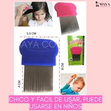 3 Stainless Steel Lice And Nits Treatment Comb - 藍色 - 查看 2