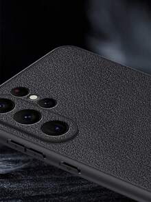 1入組超柔軟仿麂皮鏡頭手機殼 - 藍色 - 查看 5