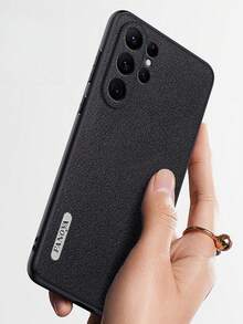 1入組超柔軟仿麂皮鏡頭手機殼 - 藍色 - 查看 2