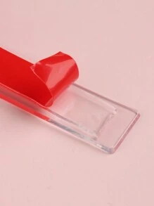 100pcs Acrylic Transparent Nail Display Sticks, Waterproof Removable Traceless Clear Mounting Tape For Salon Nail Tips Colors Designs Showcase,Nail Supplies,Nail Tools,Nail Art Tools,Back To School,Nails,Nail Tools For Press On Nails - Clear - View 6