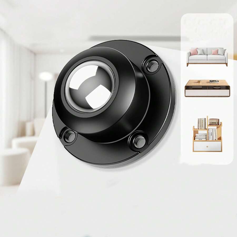 1個多功能不銹鋼輪胎軌道滾輪,帶剎車的家具輪,適用於椅子、桌子、家具支架裝配,桌腳椅子儲物箱底部的重型旋轉輪