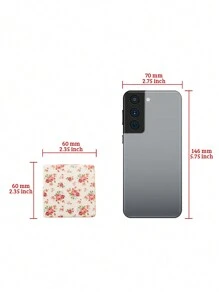 1入組英式田園花卉風格折疊化妝鏡,可攜式方便化妝鏡,適用於學生/上班族/朋友節日禮物,小巧鏡面可放桌上,180°調節化妝鏡,易於使用,手持式化妝鏡,適用於所有場合 - 彩色 - 查看 4