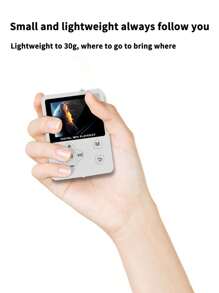 白色 - Gm2迷你便攜式mp3播放器,具備音頻,fm無線電,視頻播放器,語音錄製,電子書閱讀器,最高支持32gb記憶卡 - 白色 - 查看 6