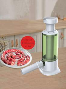 1pc Household Sausage Maker Manual Sausage Stuffer, Coffee Brown - Coffee Brown - View 4