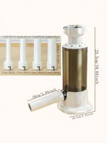 1pc Household Sausage Maker Manual Sausage Stuffer, Coffee Brown - Coffee Brown - View 3