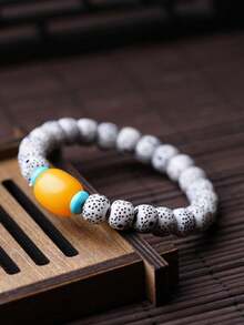 菩提琥珀手鍊 - 菩提蜜蠟手串 - 查看 3
