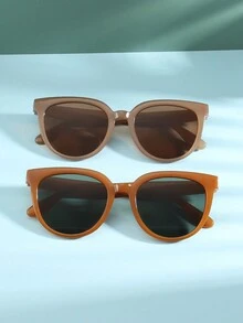 2 chiếc kính thời trang Unisex thiết kế đơn giản, phong cách phù hợp, cao cấp, hiệu ứng thon gọn cho nhiếp ảnh và trang trí du lịch - Nhiều màu - Xem 3