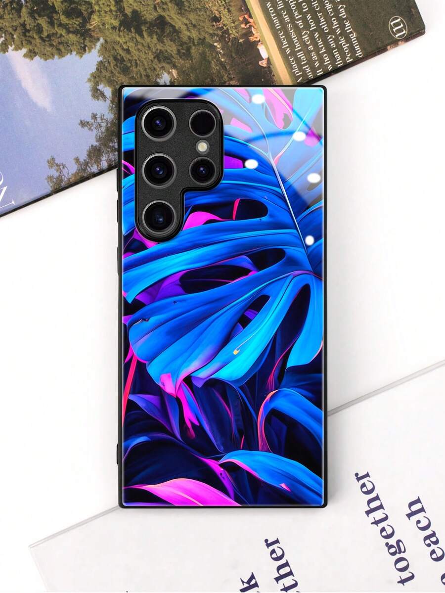 玻璃手機殼,適用於蘋果和三星型號 - 彩色 - 查看 1
