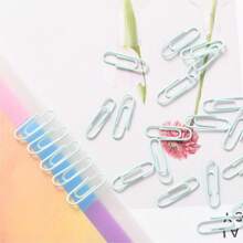 附帶400個訂書針,20個回形針的迷你訂書機可愛辦公禮品,有3種顏色選擇 - 綠色 - 查看 9