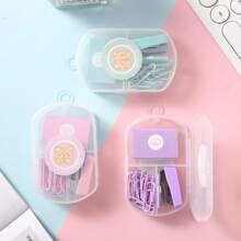 附帶400個訂書針,20個回形針的迷你訂書機可愛辦公禮品,有3種顏色選擇 - 綠色 - 查看 4