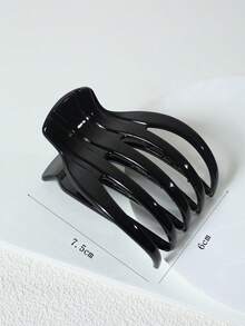 4入組大型髮飾夾，通用鱷魚夾，優雅女士髮飾配件 - 彩色 - 查看 7