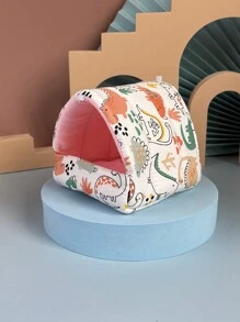 冬季仓鼠巢小宠物巢金熊窝蜜袋鼯鼠巢豚鼠巢鹦鹉巢鸟笼通用 - 白色 - 查看 1