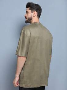Men T-Shirts - 軍綠色 - 查看 3